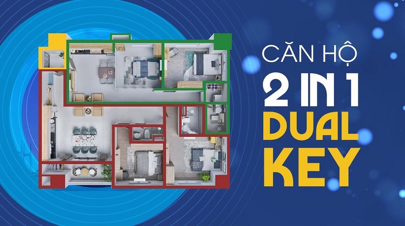 Căn hộ Dual Key là gì? Ưu, Nhược điểm & Pháp lý cần biết về Dualkey