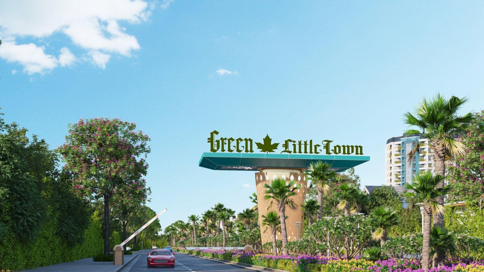 Green Little Town