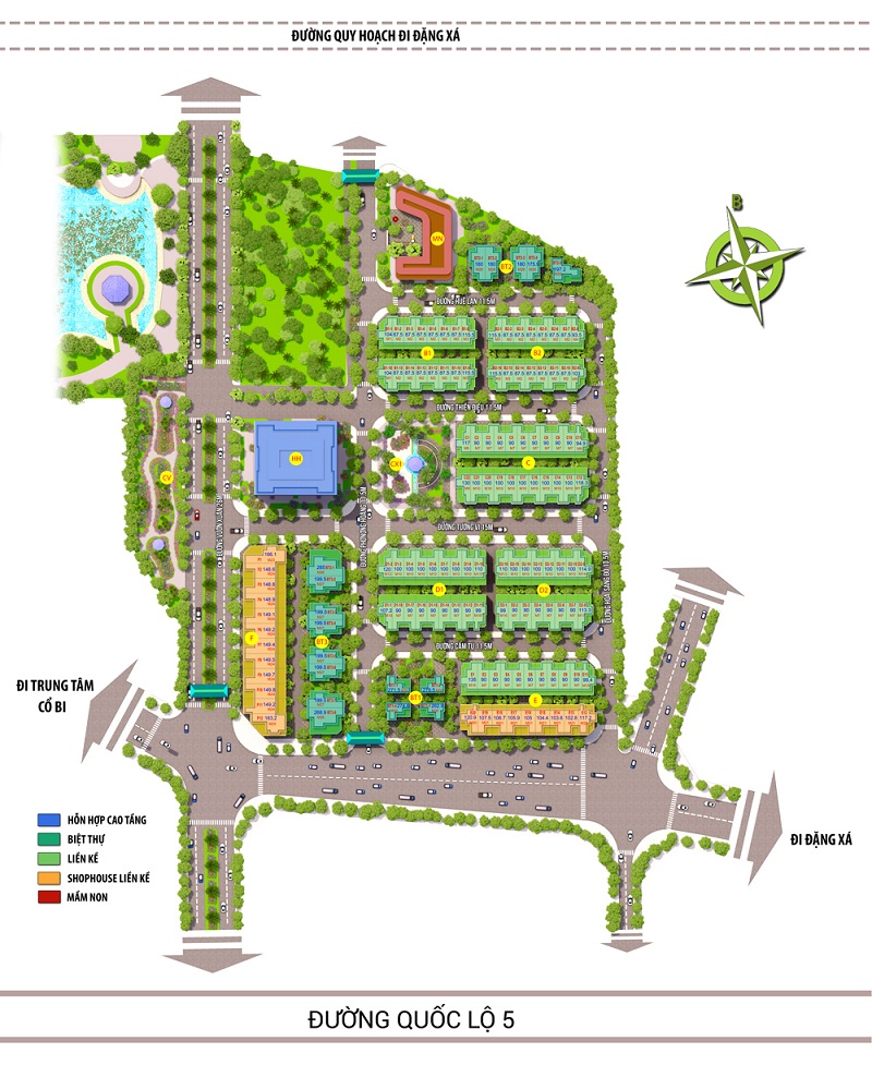 Green Little Town